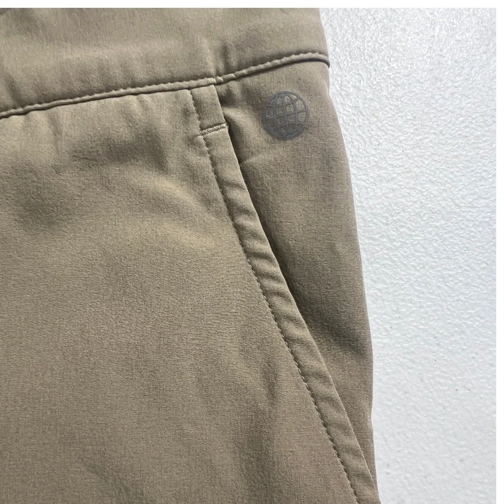 Adidas Mens Golf Shorts Size 36 Brown Khaki Stretch Primegreen Performance